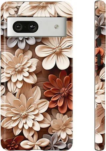 Vista 21 de Funda compatible con Google Pixel 7a, 2 en 1, delgada, resistente, híbrida, policarbonato duro, silicona suave, parachoques resistente