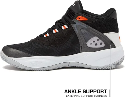 Vista 4 de AND1 Revel Mid - Tenis de baloncesto para hombre, para interiores o exteriores, para calle o cancha, tallas 7-16