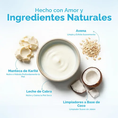 Vista 4 de MAMAEARTH Barra de baño para bebés con leche de cabra, avena y manteca de karité, 2 x 2.65 oz