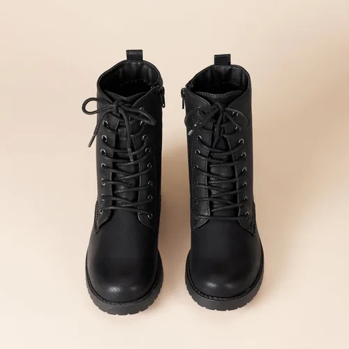 Vista 5 de Tienda Essentials - Botas de combate con cordones para mujer
