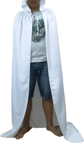 Vista 4 de Unisex capa con capucha Role Cape familia batas trajes de longitud completa