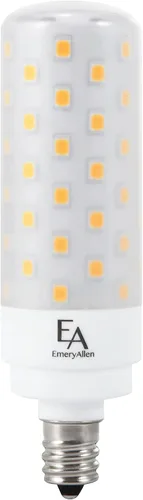 Vista 14 de EmeryAllen - Bombilla LED regulable con base E12, 2.5 vatios (equivalente a 20 W) 120 V - 250 lúmenes 2700 K 1 unidad