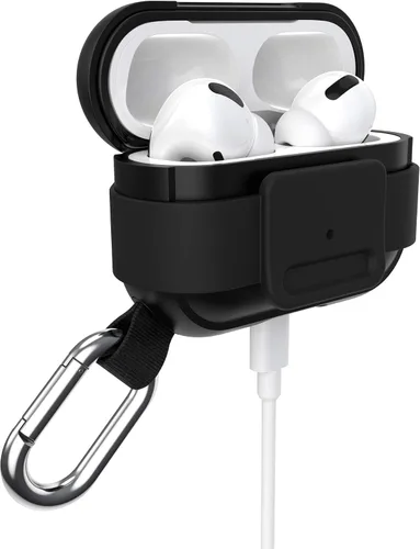 Vista 6 de Speck Productos Presidio Clickflip Apple Airpods PRO 1ª Generación Funda, Negro