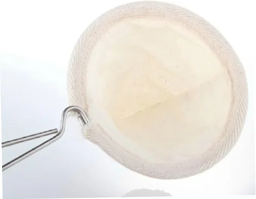 Vista 5 de Bolsa de filtro de café reutilizable, tela de franela, colador de té y café con mango de acero inoxidable para cafetera, accesorios para cafeteras