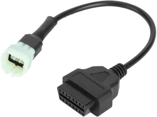 Vista 6 de cable adaptador de 6 pines a 16 pines, diagnóstico de fallas del motor OBD2 y detector, se ajusta para programación de ECU de motocicletas KTM