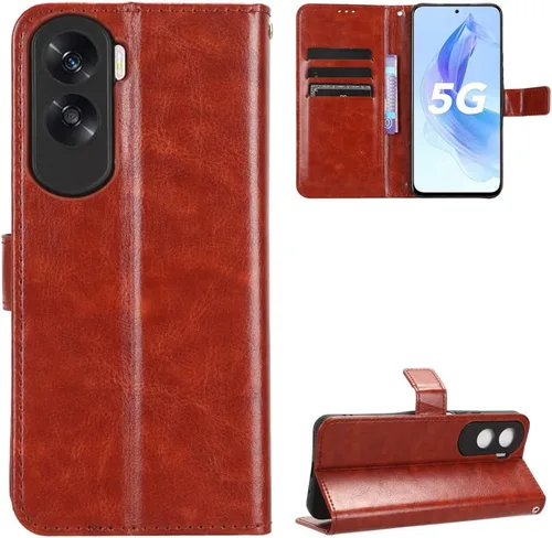 Vista 26 de Funda para Honor X50i, funda de cuero con tapa para Honor X50i 5G CRT-AN00 Case Gold Oro