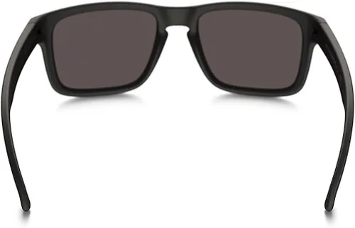 Vista 3 de Oakley Holbrook - Gafas de sol de 2.244 in, marco negro mate, lente gris cálido, estilo casual
