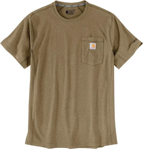 Vista 10 de Carhartt Force - Camiseta de manga corta, con bolsillo, de ajuste holgado y peso medio para hombre Malt