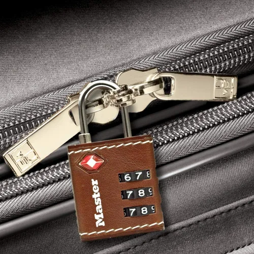 Vista 3 de Master Lock 4692D Establece tu propia combinación de candado de equipaje aprobado por la TSA, 1-14 pulgadas, los colores pueden variar