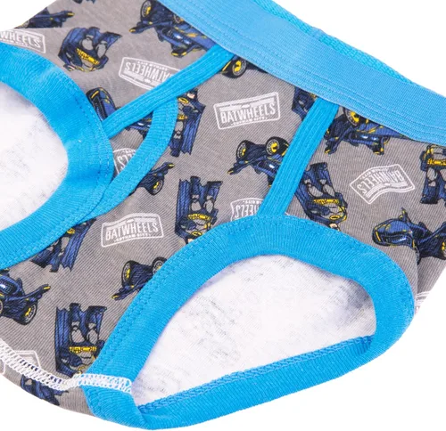 Vista 6 de DC Comics Calzoncillos exclusivos de Batwheels 100% algodón para niño con Batmobile, Redbird & Battruck, 23t & 4t
