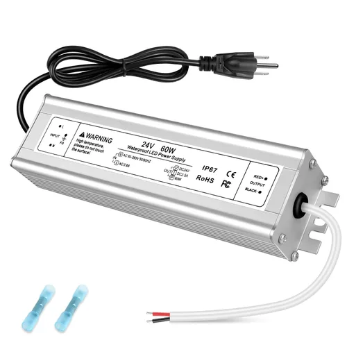 Vista 16 de Fuente de alimentación LED de 24 V, controlador LED de 3.3A 80 W impermeable IP67, convertidor de fuente de alimentación de 90-265 V CA a 24 V CC
