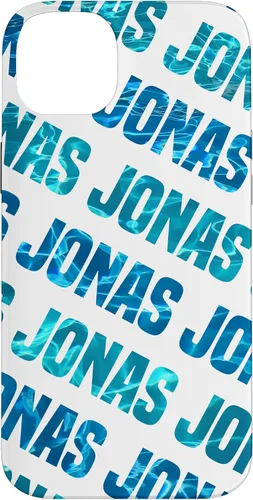 Vista 15 de Funda personalizada para iPhone 16 Jonas para teléfono, color azul y verde azulado