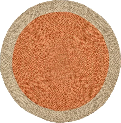 Vista 50 de SAFAVIEH Natural Fiber Collection - Alfombra ovalada, 2 pies 6 pulgadas x 4 pies, ovalada, azul aguamarina y marrón natural, yute hecho a mano