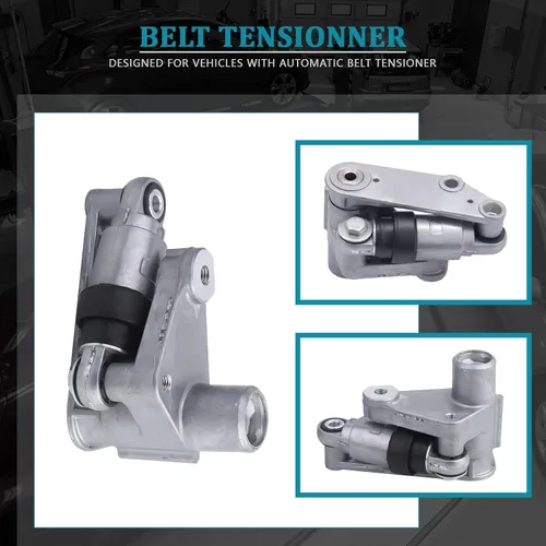 Vista 3 de IRONTEK 11287838797 Conjunto de polea tensor de correa para BMW 2000 323Ci/ 2001-2006 325Ci/ 525i 1991-1995, 2001-2005/2004-2007 X3/ 2001-2006 X5/M3