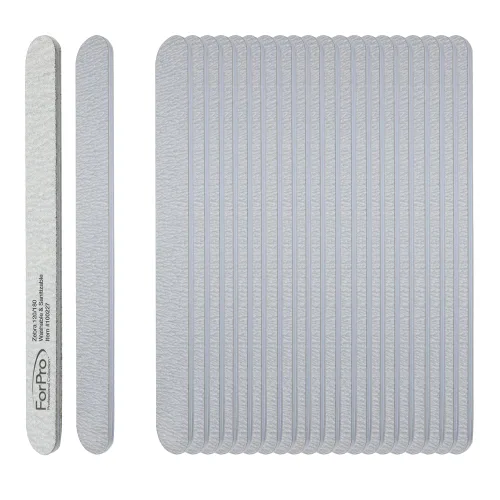 Vista 34 de ForPro Professional Collection ForPro Zebra Tabla de Espuma, Grano 80/80, Lima de Uñas de Manicura de Doble Cara, 7 pulgadas L x 0.75 pulgadas A