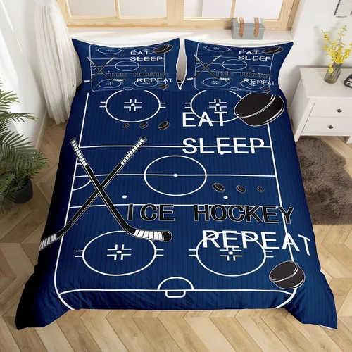 Vista 36 de jejeloiu Juego de ropa de cama de fútbol para niños, tamaño individual, juego de funda de edredón de fútbol para niños y niñas, funda de edredón