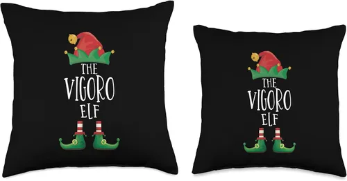 Vista 3 de Elf Family Matching Christmas Gifts Vigoro - Pijama familiar a juego con diseño de elfo navideño, 16 x 16 pulgadas, multicolor