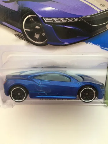 Vista 2 de Hot Wheels 2015 HW Workshop '12 Acura NSX Concept 191/250, azul metálico