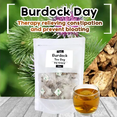Vista 3 de TÉ DE BURDOCK Té de sabor coreano Buen día para beber Té Total 32 sabores y sabor de diferentes países 50tea Bolsas