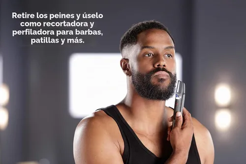 Vista 4 de Microtouch Recorte de titanio, herramienta de corte de cabello iluminada y peluquería corporal