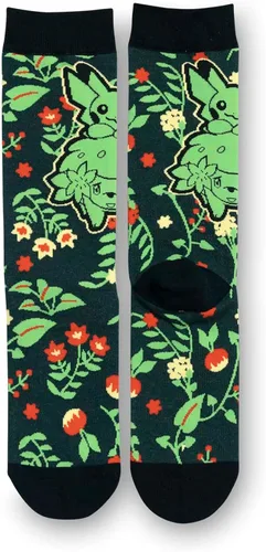 Vista 5 de Pokémon Center caja de regalo de calcetines Pokémon Garden Friends (3 pares) talla única para adultos), Multi colorido
