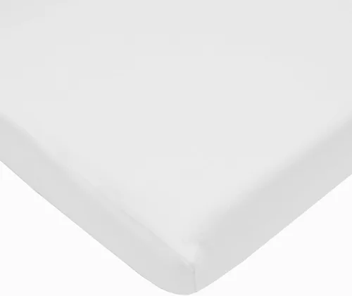 Vista 21 de American Baby Company - Sábana bajera ajustable de tejido de punto suave y transpirable 100% algodón, sábanas de practicuna, Azul