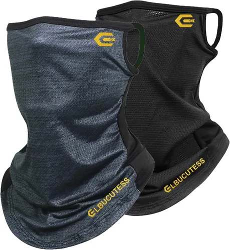 Vista 9 de Polaina de cuello para exteriores, protección solar, máscara facial, pasamontañas, pasamontañas para hombres y mujeres, bandana deportiva