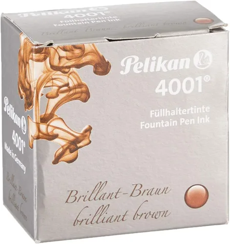Vista 13 de Tinta embotellada Pelikan color negro brillante para plumas estilográficas, 30 ml (4001)