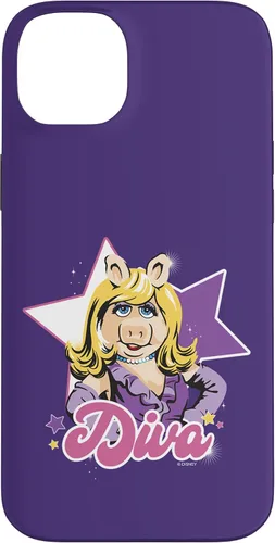 Vista 15 de Funda para iPhone 16 Disney The Muppets Miss Piggy Diva Retrato