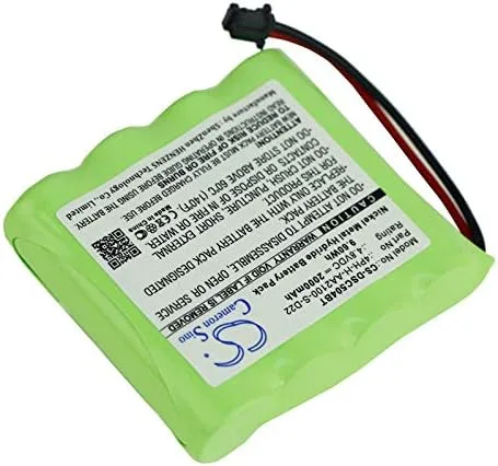Vista 2 de Batería de repuesto compatible con DSC WTK5504 Teclado inalámbrico Panel de alarma de seguridad WS4920HE repetidor inalámbrico (2000mAh/4.8V)
