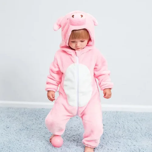 Vista 3 de Disfraz de bebé de Halloween para niños pequeños, rómper, mameluco para niños o niñas, ropa de animales, de 2 a 36 meses