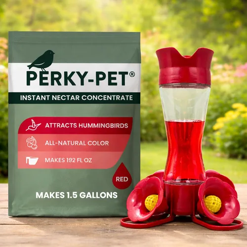 Vista 9 de Perky-Pet Concentrado instantáneo de néctar en polvo de colibrí, bolsa de 2 libras, 244SFB, hace 192 onzas de néctar de alimentos líquidos