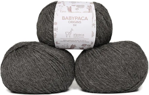 Vista 83 de Juego de 6 madejas de 100% lana de alpaca bebé (10.58 oz) de peso DK, fabricadas en Perú, celestial suave y perfecto para tejer y hacer ganchillo