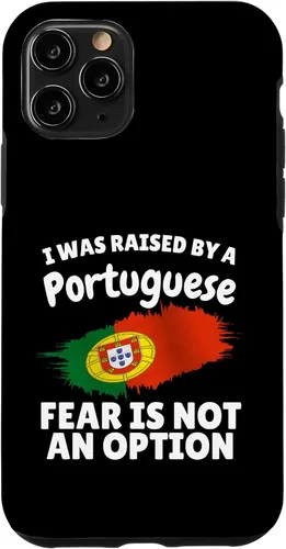 Vista 29 de I was Raised by a Portuguese Portugal Flag Gift Son Daughter Case for iPhone 16