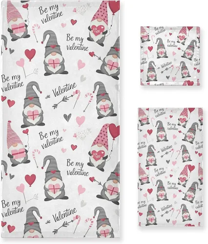 Vista 13 de Pfrewn Juego de 3 toallas de baño de Navidad con flamenco tropical, palmera y cangrejo, toallas de baño, suaves y absorbentes, toallas de mano
