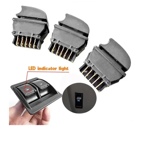 Vista 4 de Kit de interruptor de ventana eléctrica universal de 12 V, kit de arnés de cableado para vehículos de 2 puertas, conversión de bricolaje a ventanas