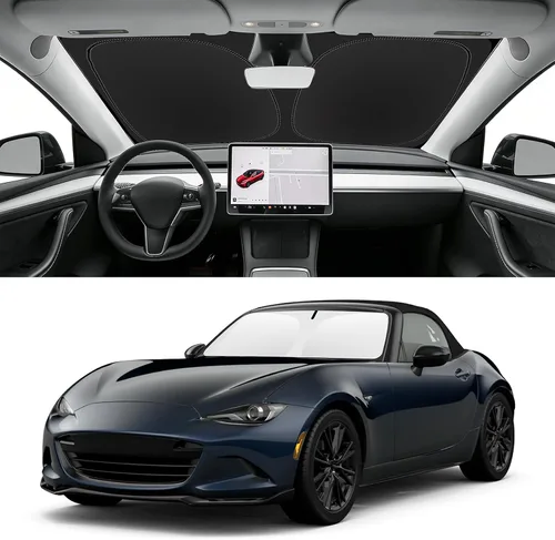 Vista 112 de Parasol plegable para parabrisas visor solar para ventana frontal accesorios de automóvil