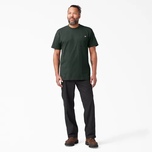 Vista 4 de Dickies - Camiseta pesada de manga corta y cuello redondo para hombre