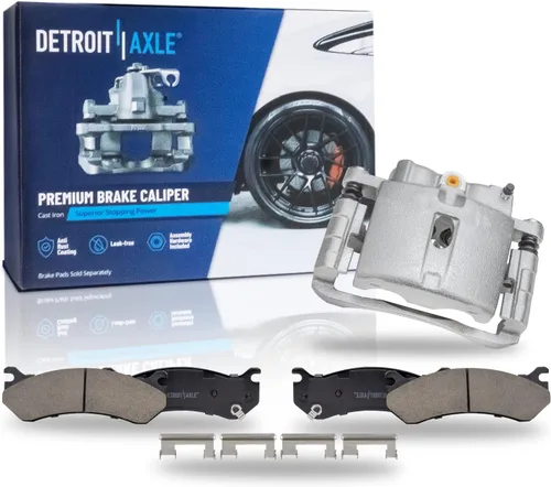 Vista 114 de Detroit Axle - Pastillas de Freno Delantero para Nissan Altima Maxima Sentra 350Z Cube Juke Versa INFINITI G35 I30 I35 Suzuki SX4 Crossover