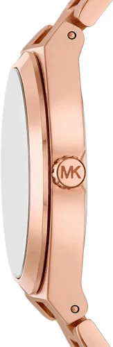 Vista 2 de Michael Kors Lennox- Reloj de acero inoxidable con tres manecillas