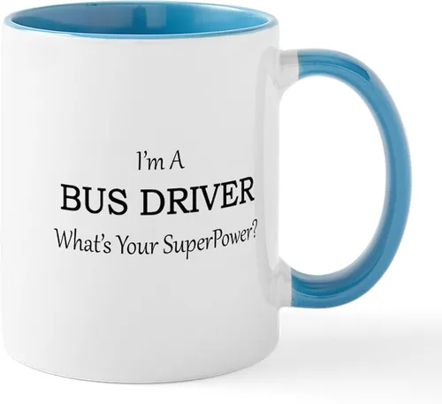 Vista 9 de CafePress Bus Driver Gift Idea Tazas Taza de café de cerámica de 11 oz (11.0 fl oz)