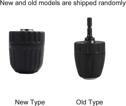 Vista 9 de Portabrocas de 0.031-0.394 in sin llave con adaptador de mandril hexagonal de 1/4 pulgadas, herramienta de conversión profesional de liberación