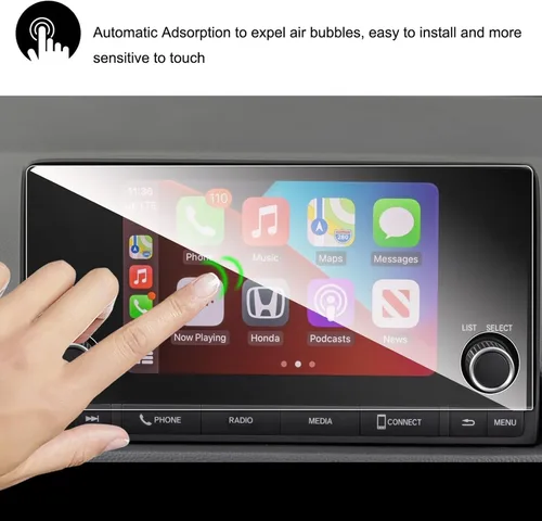 Vista 5 de Protector de pantalla compatible con CRV de 7 pulgadas - Pantalla táctil Uconnect 2023 2024 2025, vidrio templado para Civic