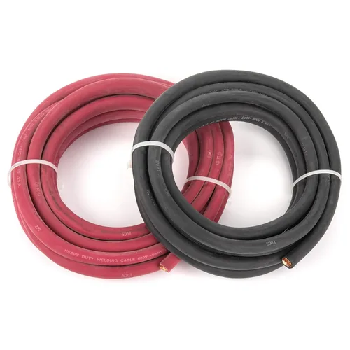 Vista 6 de EWCS Calibre 2/0 extra– Cable soldadura flexible 600 Volt – Combo – Negro + Rojo – fabricado en EE. UU.