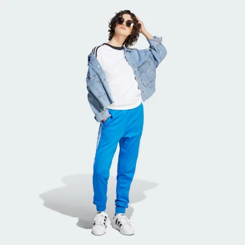 Vista 4 de adidas Originals Adicolor Classics - Camiseta delgada de 3 rayas para mujer