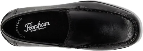 Vista 2 de Florsheim Mocasín veneciano Jasper JR para niños pequeños y grandes Negro