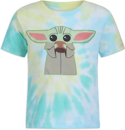 Vista 2 de STAR WARS Grogu - Conjunto de camiseta y pantalón corto para niños pequeños