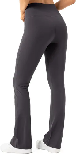 Vista 2 de Lavento Pantalones de yoga acampanados para mujer con corte de bota
