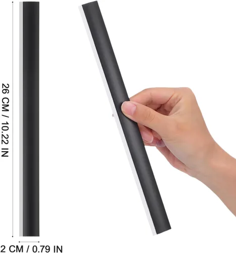 Vista 7 de Uonlytech Borde de repuesto de goma para recogedor, 4 piezas, accesorios de goma negra para reparación de recogedor de polvo, labio de repuesto