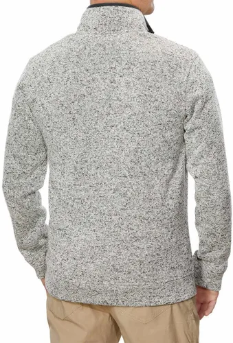 Vista 2 de Eddie Bauer Suéter pesado de forro polar radiador para hombre, Gris claro